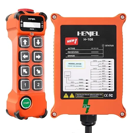 INSTALACION REEMPLAZO MANDO Y RECEPTOR PUENTE GRUA